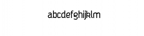 The Regular Type Font Font LOWERCASE