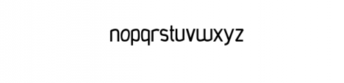 The Regular Type Font Font LOWERCASE