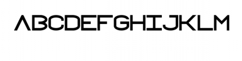 TheFuture-Regular.ttf Font LOWERCASE