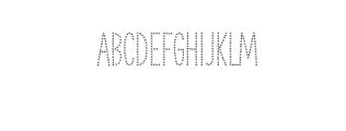 TheHandDotted2.otf Font UPPERCASE