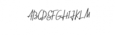 TheHorsetto - Regular.ttf Font UPPERCASE