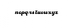 TheKinderlic.ttf Font LOWERCASE