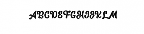 TheMacksen-Textured.ttf Font UPPERCASE