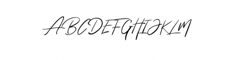 TheQueenthinefull.ttf Font UPPERCASE