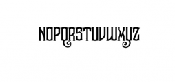 TheRazoroneotf. Font UPPERCASE