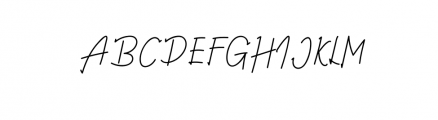 TheSignate.otf Font UPPERCASE