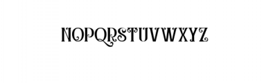 TheSuster.ttf Font UPPERCASE