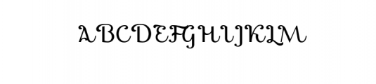 Thephir-Light.otf Font UPPERCASE