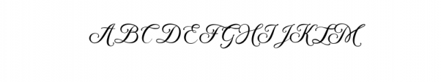 Theresia.ttf Font UPPERCASE