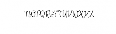 ThinkDreams-inline.otf Font UPPERCASE