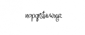 ThinkDreams-inline.otf Font LOWERCASE