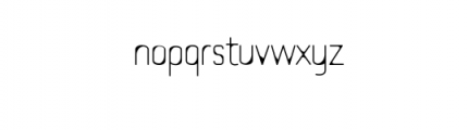 Thinker Styley.ttf Font LOWERCASE