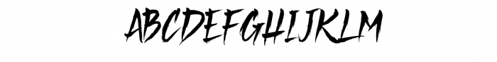 Thorletto.otf Font UPPERCASE