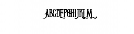 Thunder bold grunge.otf Font UPPERCASE