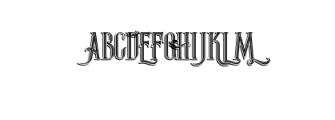 ThunderInlineShadow.otf Font UPPERCASE