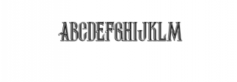 ThunderInlineShadow.otf Font LOWERCASE