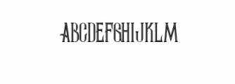 ThunderInline.otf Font LOWERCASE