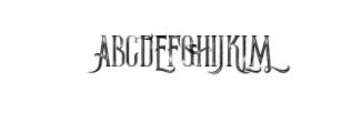 ThunderShadowGrunge.otf Font UPPERCASE