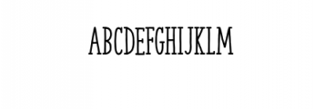 the-serif-hand-black.otf Font UPPERCASE