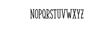 the-serif-hand-black.otf Font UPPERCASE