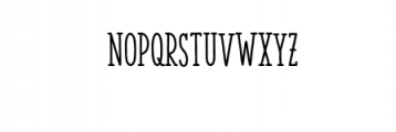 the-serif-hand-black.otf Font LOWERCASE