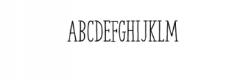 the-serif-hand-bold.otf Font UPPERCASE