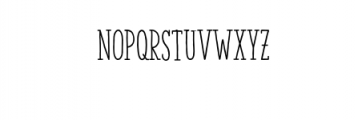 the-serif-hand-bold.otf Font UPPERCASE