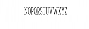 the-serif-hand-bold.otf Font LOWERCASE