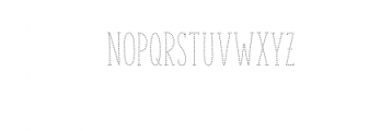 the-serif-hand-dotted.otf Font UPPERCASE