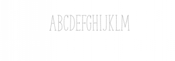 the-serif-hand-dotted.otf Font LOWERCASE