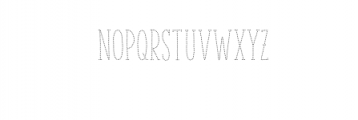 the-serif-hand-dotted.otf Font LOWERCASE