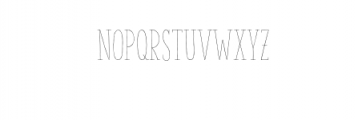 the-serif-hand-light.otf Font UPPERCASE