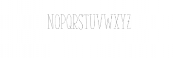 the-serif-hand-light.otf Font LOWERCASE