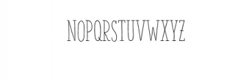 the-serif-hand-regular.otf Font UPPERCASE