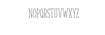 the-serif-hand-regular.otf Font LOWERCASE