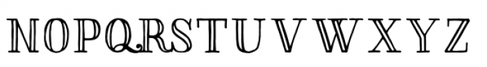 Thankful Serif Engraved Font UPPERCASE