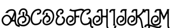 The Bhortead Regular Font UPPERCASE