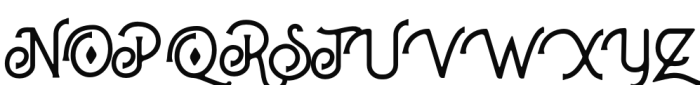 The Bhortead Regular Font UPPERCASE