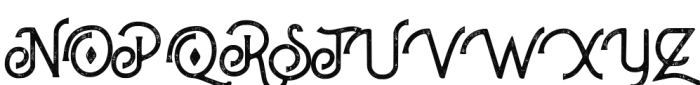 The Bhortead Rough Font UPPERCASE