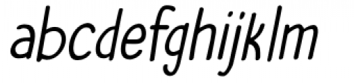 The Cat's Whiskers Italic Font LOWERCASE