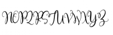 The Mercantile Script Font UPPERCASE
