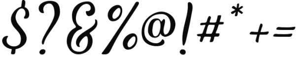 The Salvador Script Script Regular Font OTHER CHARS