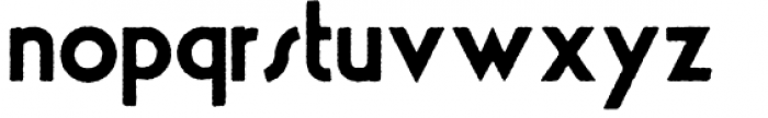 TheLuxx Rough Font LOWERCASE