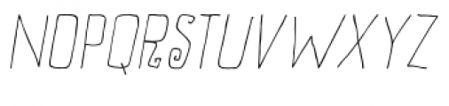 Thievery Italic Font UPPERCASE