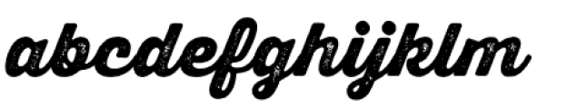 Thirsty Rough Black One Font LOWERCASE