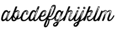 Thirsty Rough Light Three Font LOWERCASE