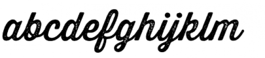 Thirsty Rough Regular One Font LOWERCASE
