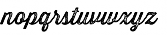 Thirsty Rough Regular Two Font LOWERCASE