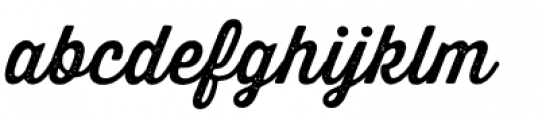 Thirsty Rough Regular Font LOWERCASE