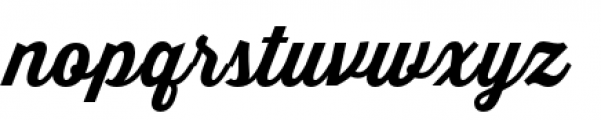 Thirsty Script Bold Font LOWERCASE